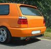 "clean Look" Heckschürze mit Kennzeichenaussparung passend für VW Golf 3 / VW Golf 3 Cabrio